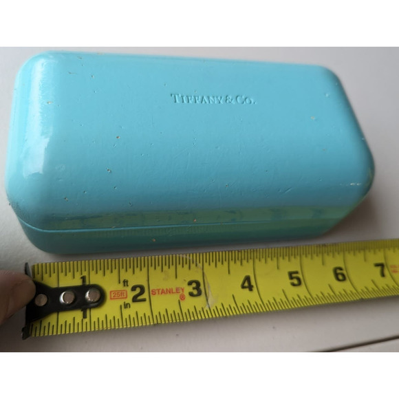Tiffany & Co Genuine Robin's Egg Blue Glasses Sunglasses Hard Case - Picture 8 of 9